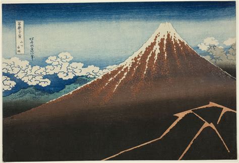 File:Katsushika Hokusai - Shower Below the Summit (Sanka hakuu), from ...