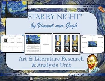 Starry Night by Vincent van Gogh Art and Literature Analysis Resources