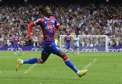 Goal Celebrations Wilfried Zaha Crystal Palace Editorial Stock Photo ...