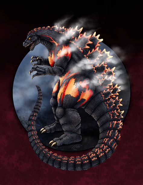 Burning Godzilla by DragonosX on DeviantArt