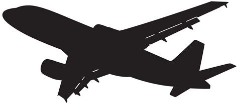 Airplane Silhouette, Silhouette Clip Art, Best Airplane, Airplane ...