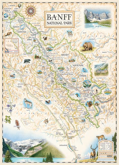 Banff National Park (Xplorer Maps) Jigsaw Puzzle | PuzzleWarehouse.com