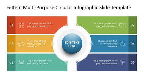 Free 6-Item Multipurpose Circular Infographic PowerPoint Template ...