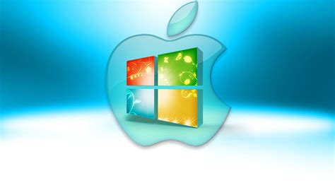 Apple and Microsoft Windows logos #computer #apple #logo #mac #emblem # ...