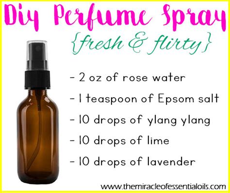 DIY Essential Oil Perfume Spray - The Miracle of Essential Oils