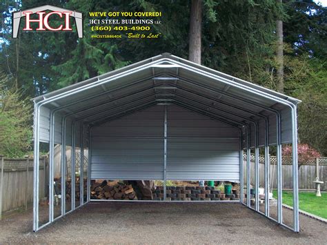 Metal Carports | HCI Steel Buildings