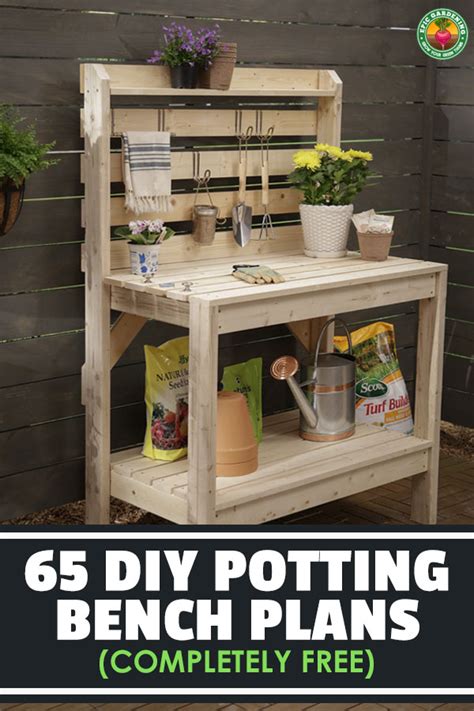 65 Diy Potting Bench Plans Completely Free Epic Gardening