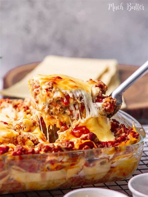 Classic Lasagna with Bechamel Sauce - Much Butter