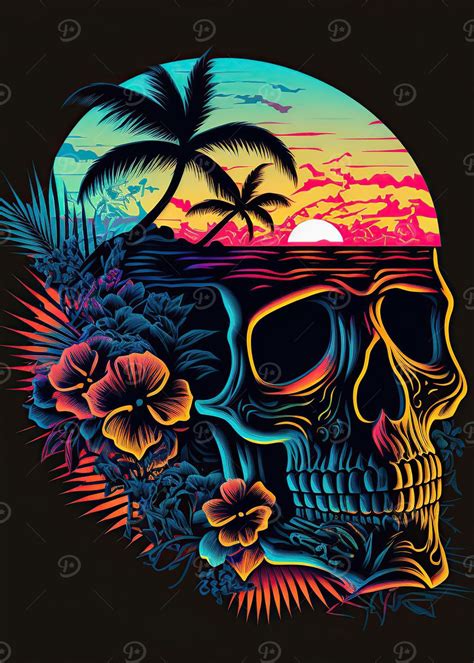 'Skull Island' Poster, picture, metal print, paint by Brax Rice ...