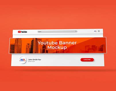 Youtube banner Mockup