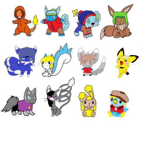 South Park As Pokemon by linktheleafeon on DeviantArt