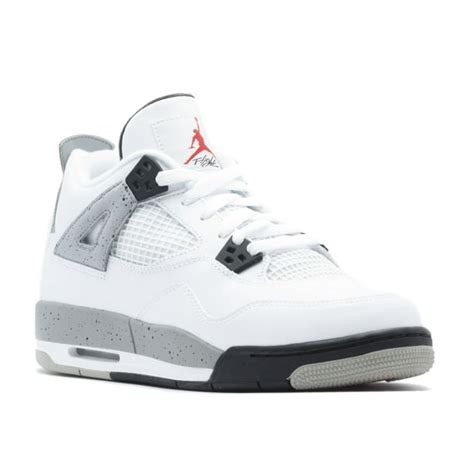 Air Jordan - AIR JORDAN 4 RETRO OG BG (GS) 'WHITE CEMENT' - 836016-192 ...