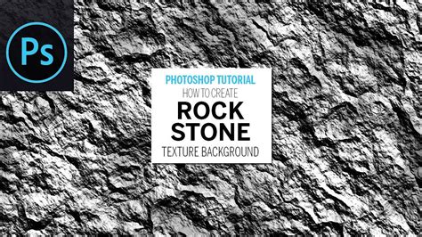 Photoshop Stone Texture Tutorial - Image to u