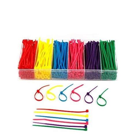 Small Colored Zip Ties 4 inch Multicolor Zip Ties 480pcs Assorted Color ...