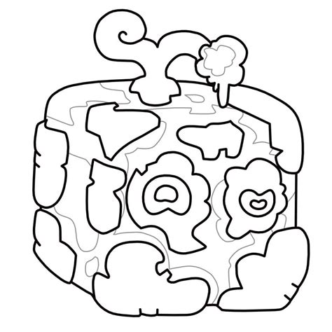 Fructul de Magmă de la Blox Fruits coloring page - Download, Print or ...