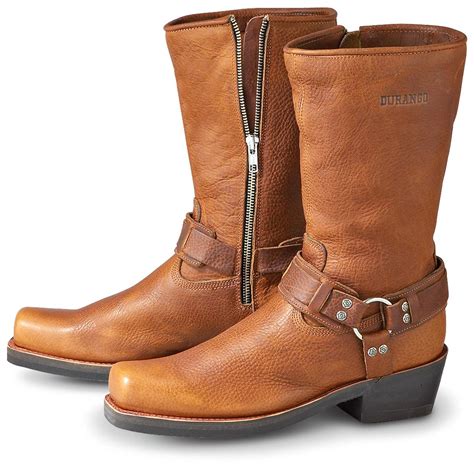 Men's Durango Boot® Side - zip Engineer Boots, Brown - 148370, Cowboy ...