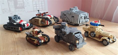 My WWI armor collection in Lego : r/battlefield_one