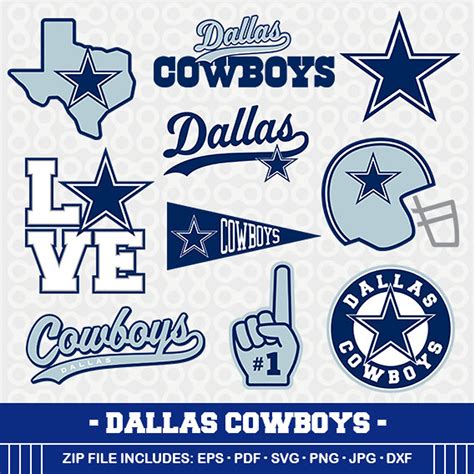 Dallas Cowboys SVG File – Vector Design in, Svg, Eps, Dxf, and Jpeg ...