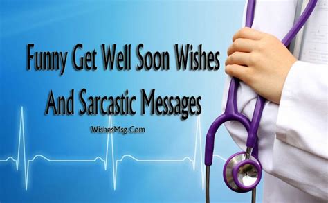 70 Funny Get Well Soon Messages, Wishes and Texts - WishesMsg