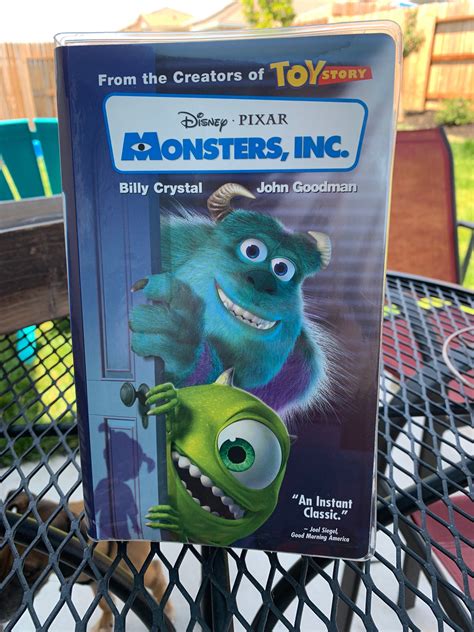 Pixar Monsters Inc. VHS Tape Cork board Case Recycled | Etsy