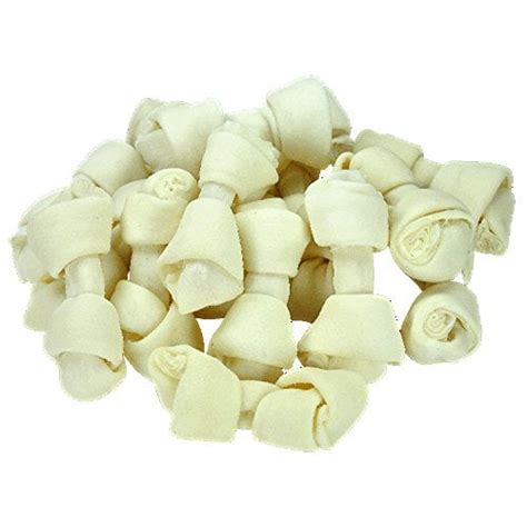 Rawhide Bones Chews 3-4" - 15 Count | Premium Rawhide Dog Bones ...