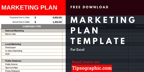 FREE DOWNLOAD > Marketing Plan Template for Excel, Free Download