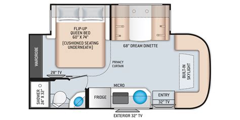 Floor Plans Gemini RUV: 23TW