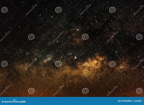 Center of milky way galaxy stock photo. Image of beautiful - 87634486