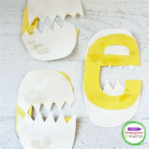 Letter E Craft: Letter E is for Egg Preschool and Kindergarten Craft