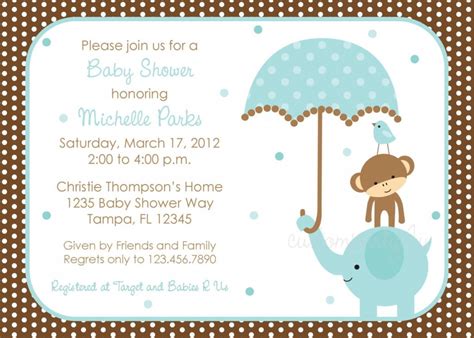 Ideas For Boys Baby Shower Invitations | Beeshower