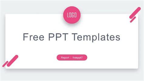 Pink Card Style Business PowerPoint Templates & Google Slides