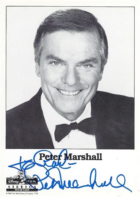 Peter Marshall signed photo | EstateSales.org