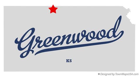 Map of Greenwood, Phillips County, KS, Kansas