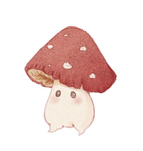 How To Draw A Aesthetic Mushroom