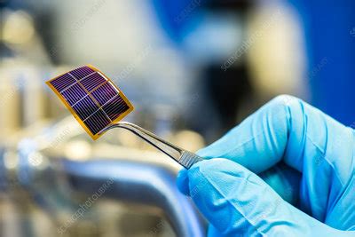 Thin-film photovoltaic cell - Stock Image - C030/1857 - Science Photo ...