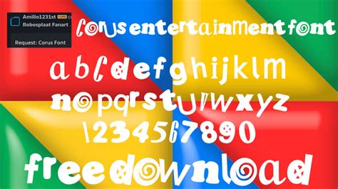 Corus Entertainment Font Free Download by Ponkeymey22 on DeviantArt