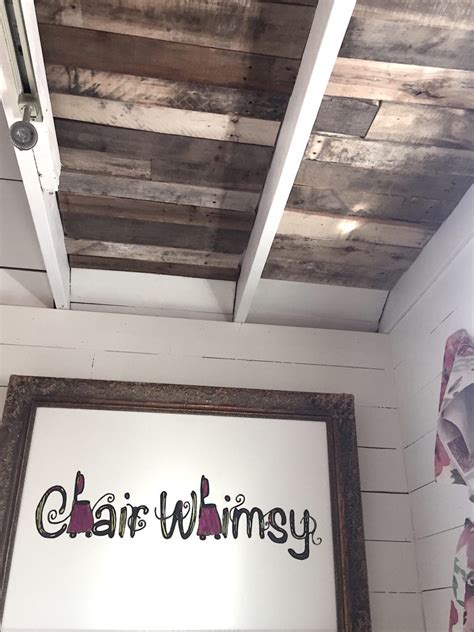 Pallet Wood Ceilings - Chair Whimsy