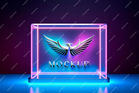 Premium PSD | 3d logo mockup PSD template