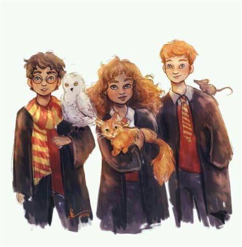 The Trio Fan Art | Harry potter, Nhiếp ảnh trừu tượng, Hoạt hình