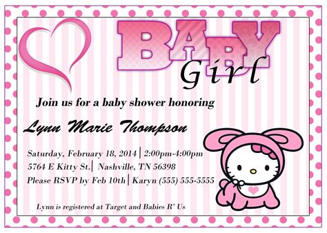 Baby Shower Invitations At Party City - Create Easy Baby Shower ...