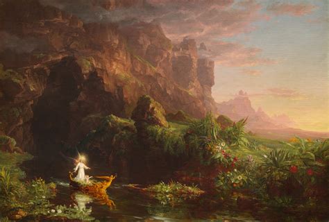 Distant View of Niagara Falls by Thomas Cole | Obelisk Art History