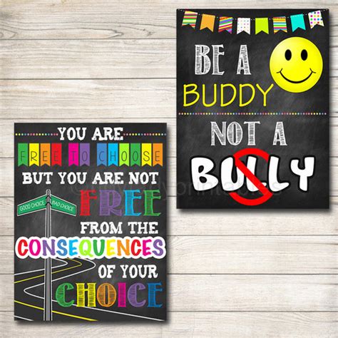 School Counselor Poster Set | TidyLady Printables