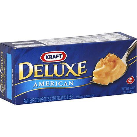 Kraft Deluxe American Cheese 16 oz. Box | American | Matherne's Market