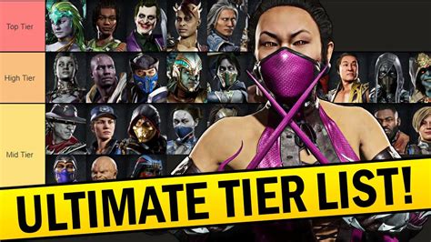 Mortal kombat 11 tier list - uploadosi