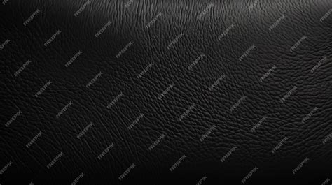 Premium AI Image | The black leather cover of a leather jacket