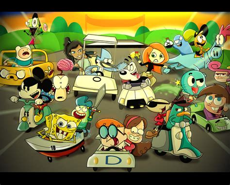 Nickelodeon vs Cartoon Network vs Disney Racing by xeternalflamebryx on ...