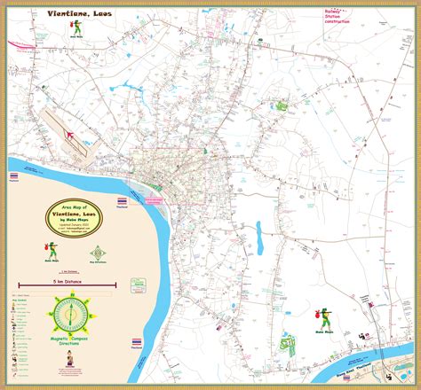 Vientiane Area Map