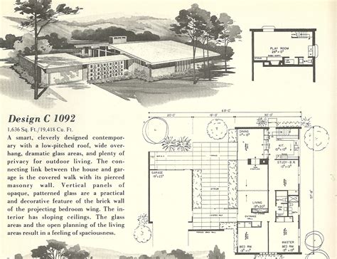 Vintage House Plans 1092