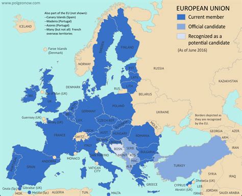 Eu Countries Map | Adriftskateshop