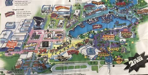 Universal Studios Orlando Harry Potter Map